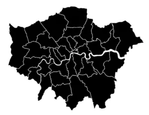 London Map Black